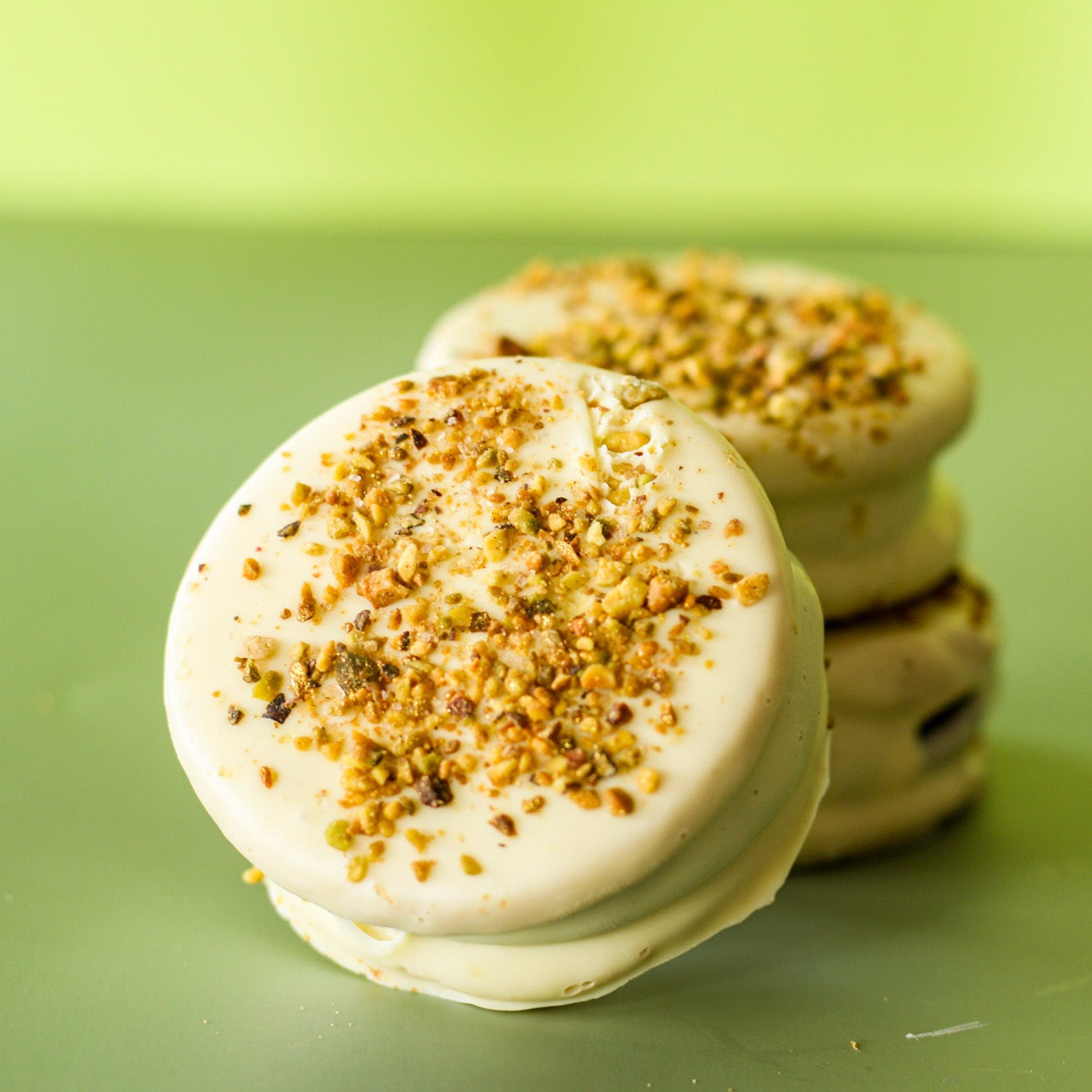 Pistachio alfajor