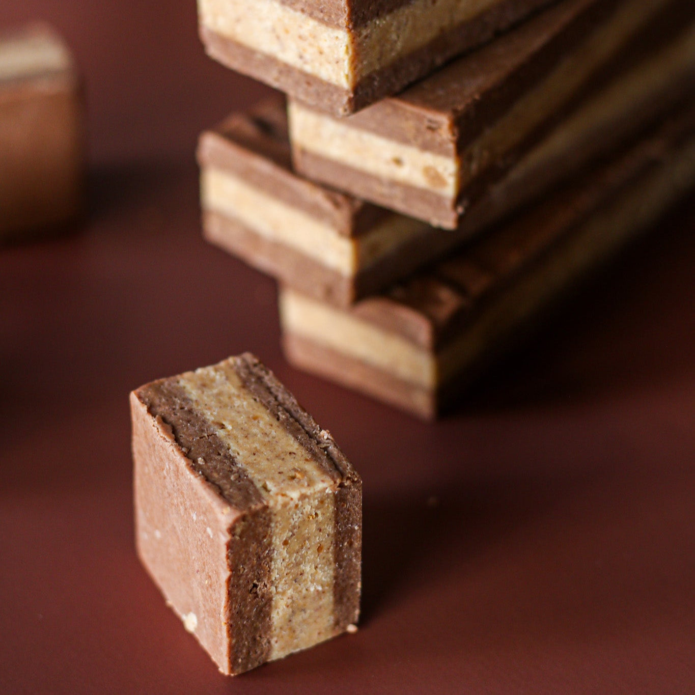 Chocolate and peanut butter bar