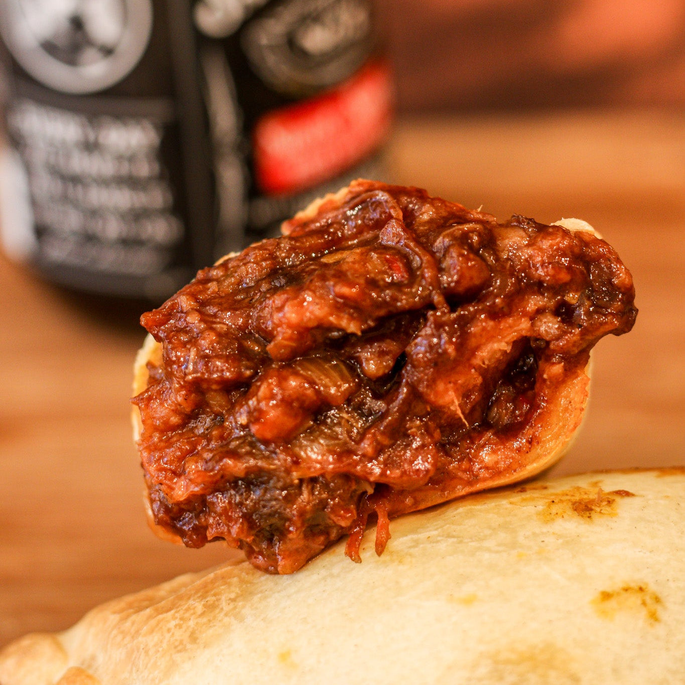 Pulled pork barbacoa empanadas