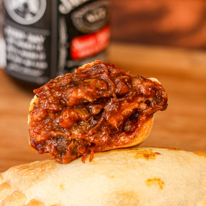 Pulled pork barbacoa empanadas