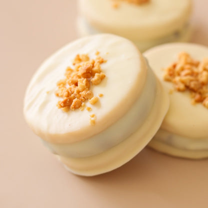 Peanut & dulce de leche alfajor