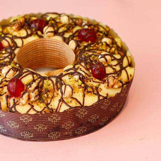 Classic sweet  bread with chocolate & nuts